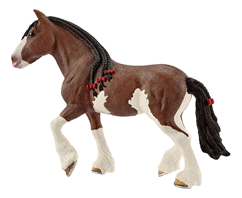 фото Фигурка лошадки schleich клейдесдальская лошадь 13809