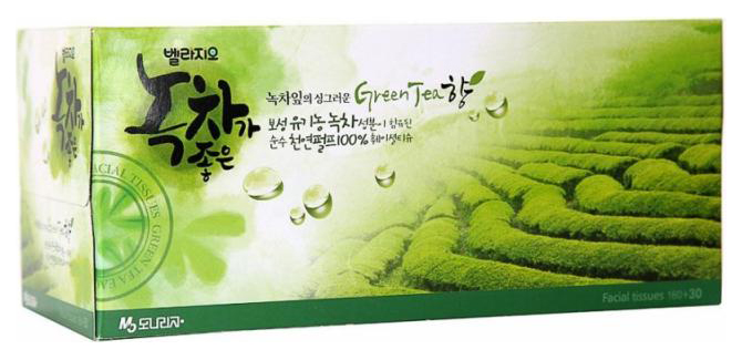 Бумажные платки Monalisa Bellagio Green Tea 180+30 шт