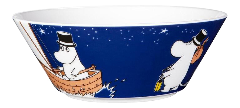 

Тарелка детская Moomin, муми-папа синяя