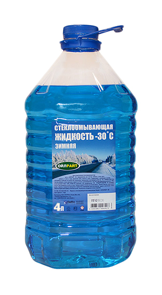 Зимняя стеклоомывающая жидкость OIL RIGHT -30С, 4 л