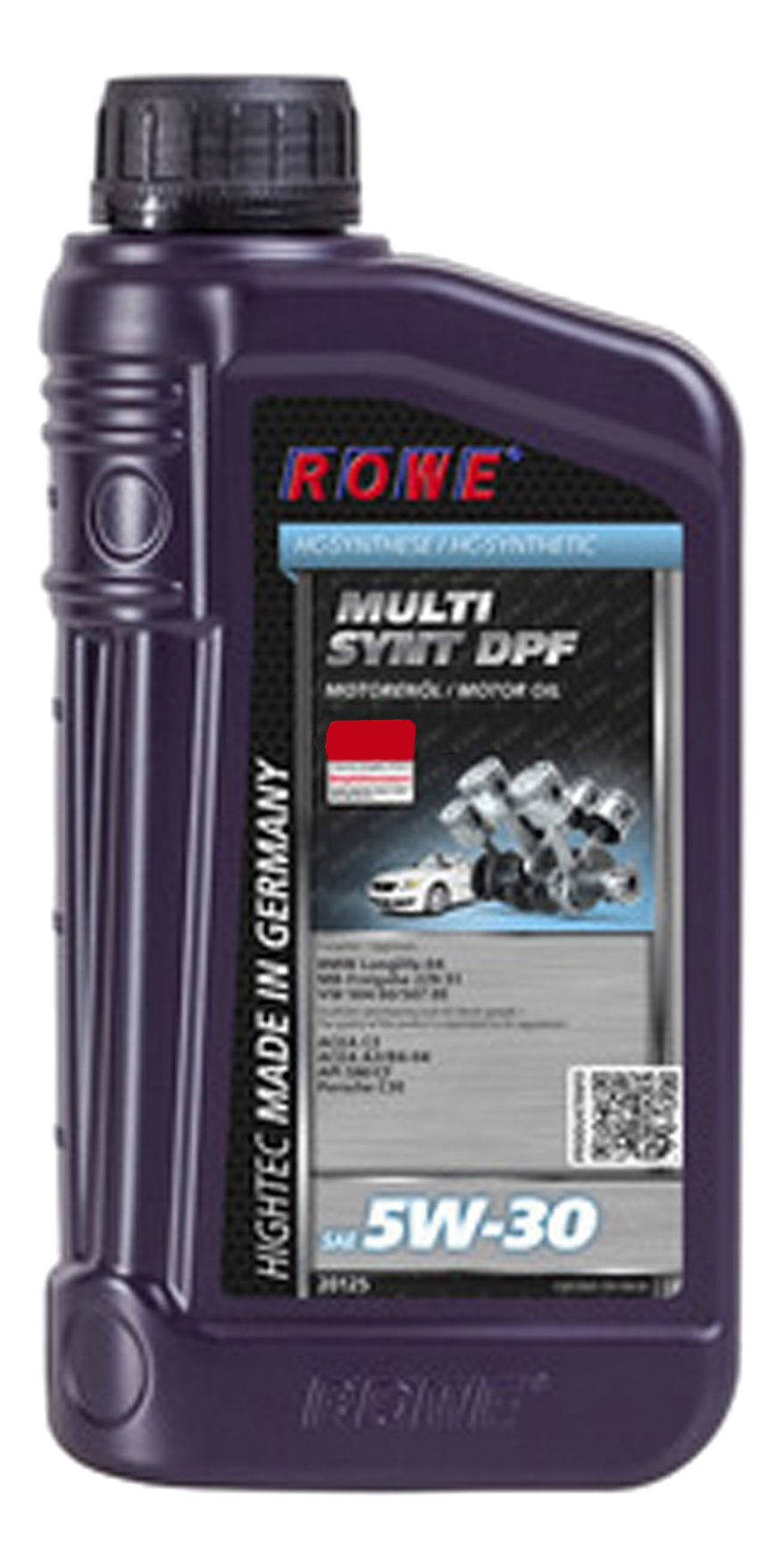 Моторное масло RoWe Hightec Multi Synt DPF 20125-0010-03 5W30 1л