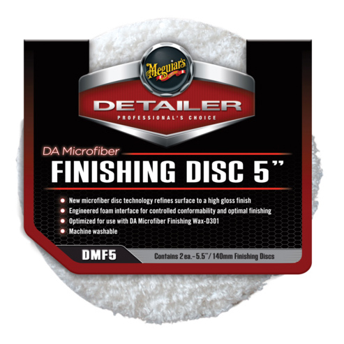 фото Финишный полировальник da microfiber finishing disc 5" 12.7 см. комплект 2 шт. dmf5 meguiar's