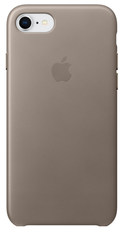 

Кейс для Apple iPhone 8 / 7 Leather Case Taupe (MQH62ZM/A)