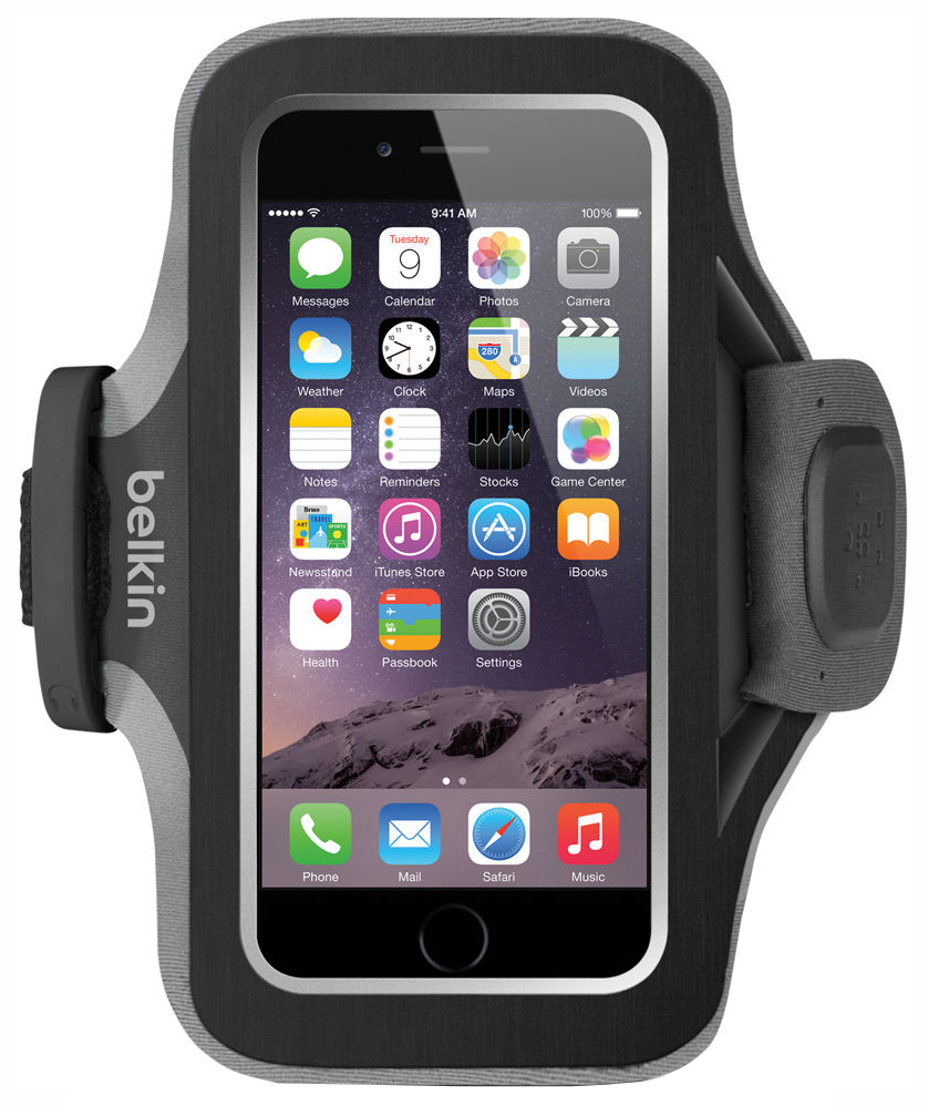 Спортивный чехол Belkin Slim-fit Plus Armband F8W499btC00 Black для iPhone 6