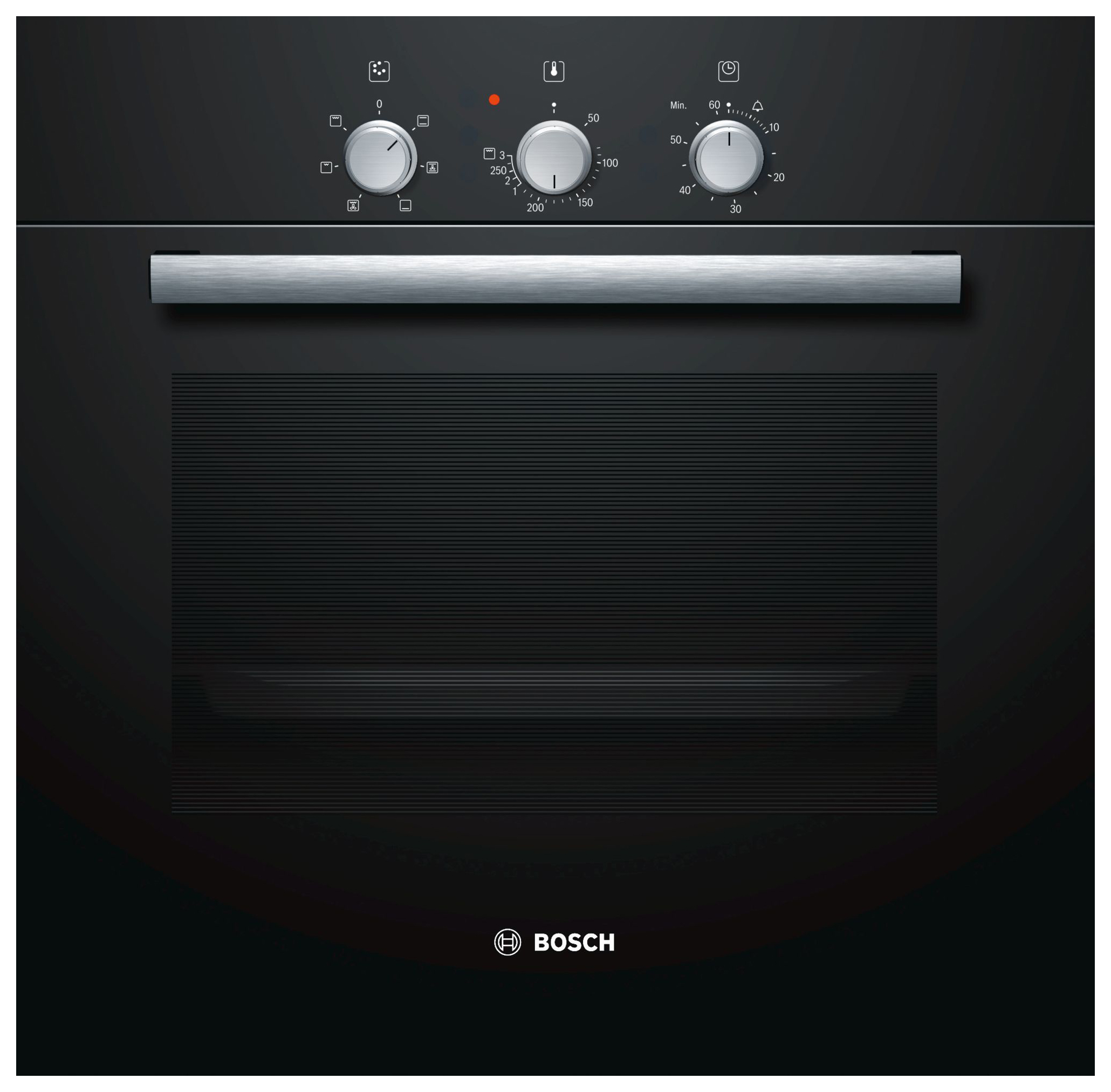 фото Встраиваемый электрический духовой шкаф bosch hbn211s0j black