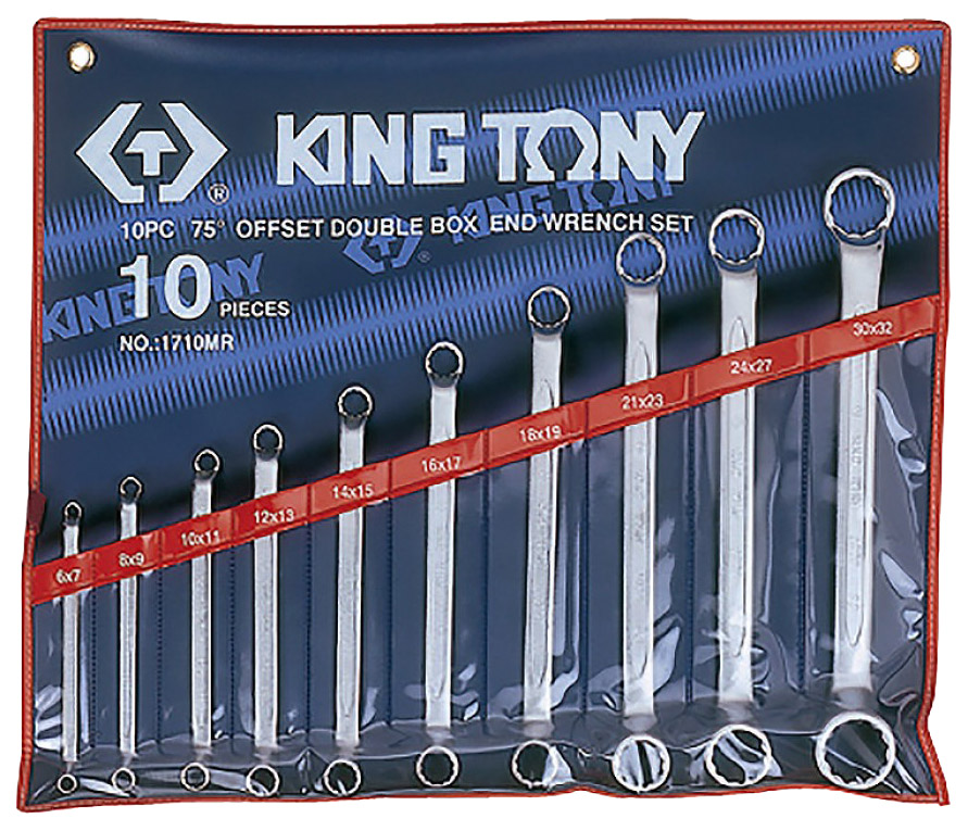 Набор накидных ключей KING TONY 1710MR