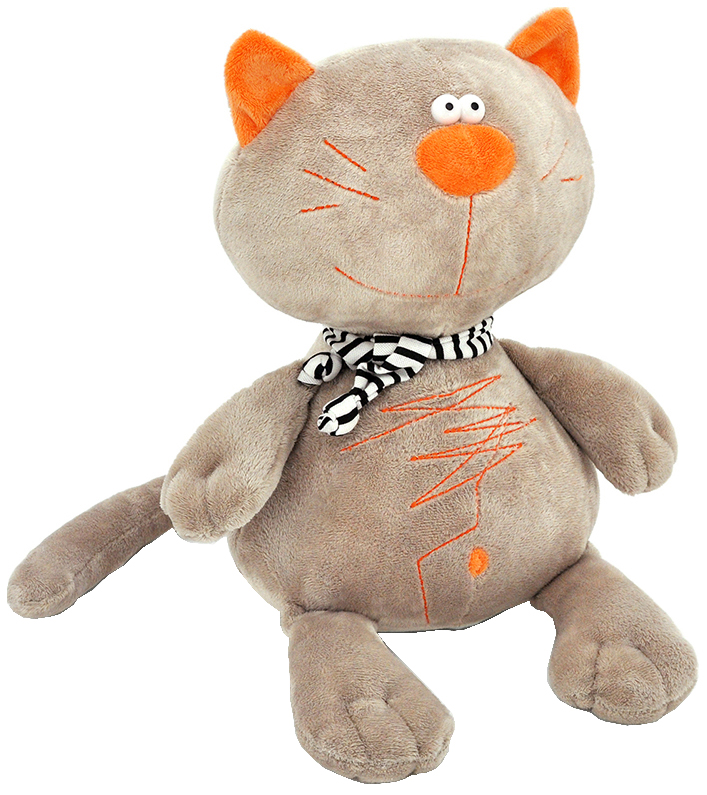 фото Мягкая игрушка orange toys кот батон 20 см серый mc2370/20b