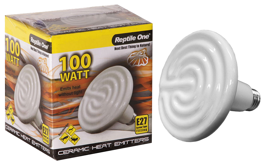 Керамический нагреватель для террариума Reptile One Ceramic Heat Lamp 100 Вт