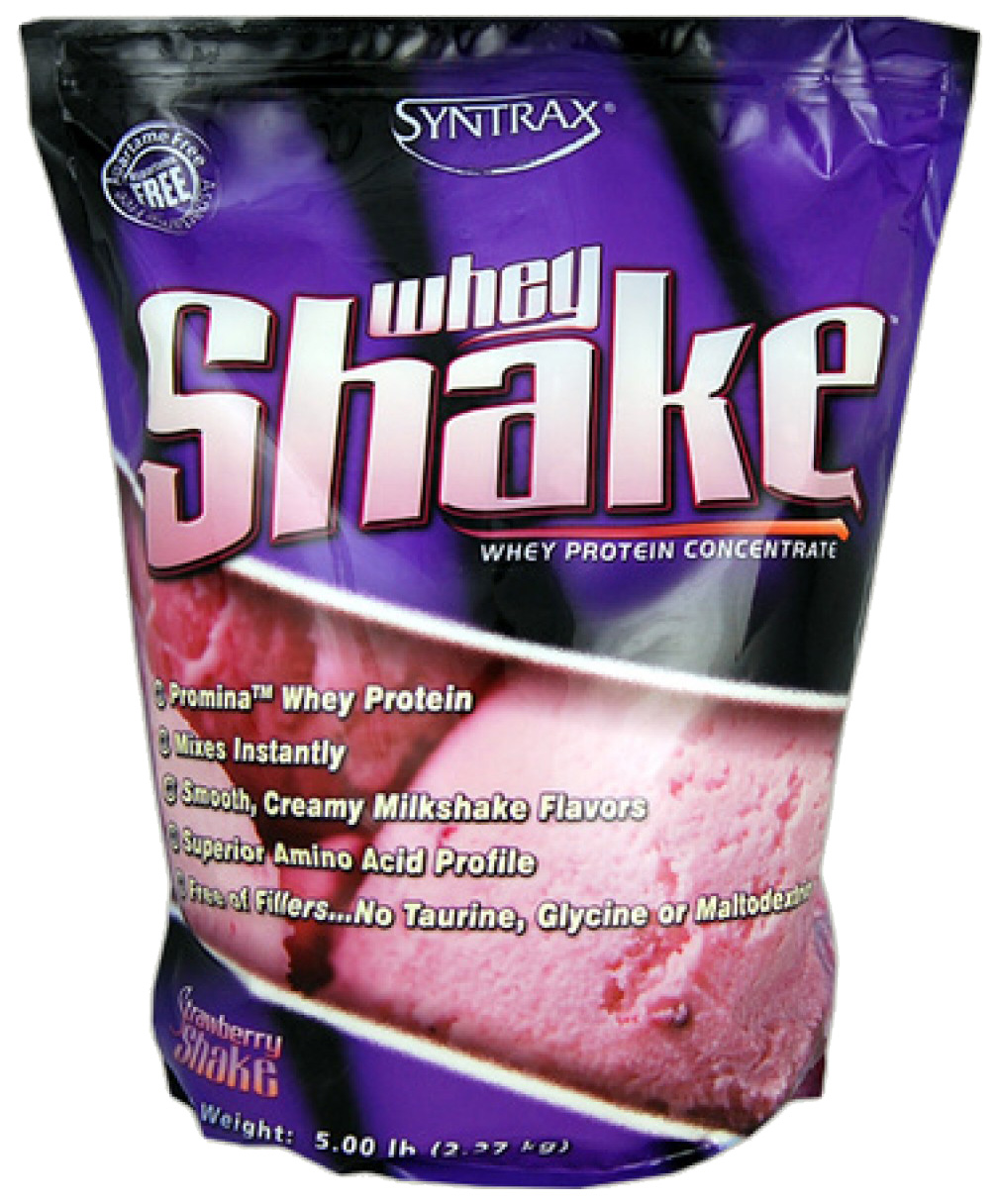 фото Протеин syntrax whey shake, 2270 г, strawberry shake