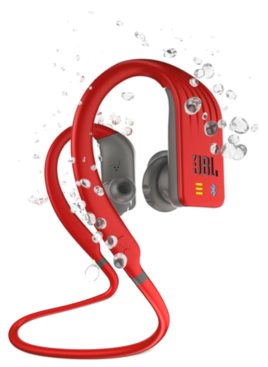 фото Беспроводные наушники jbl endurance dive red/grey