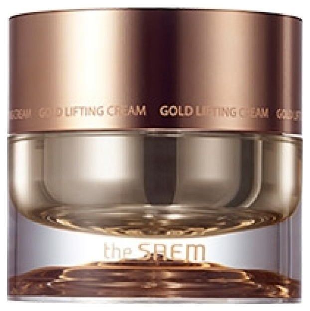 Крем для лица The Saem Gold Lifting Cream 50мл долговечный блеск пудра полезный легкий осветляющий контур лица спрей для тела