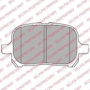 

Тормозные колодки DELPHI дисковые LP1144
