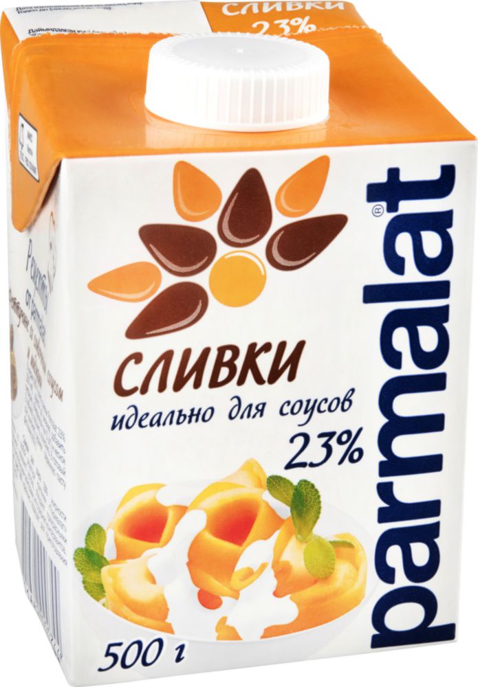 фото Сливки parmalat для соусов 23% 500 г