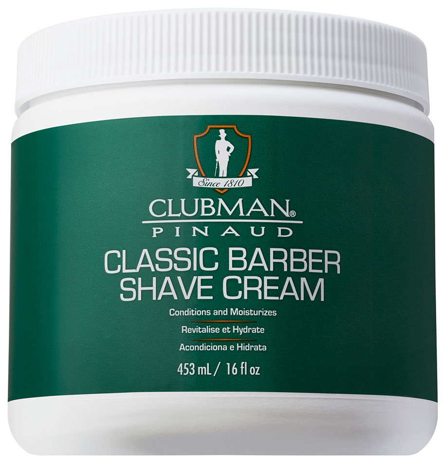 фото Крем для бритья clubman pinaud classic barber shave cream 453 мл