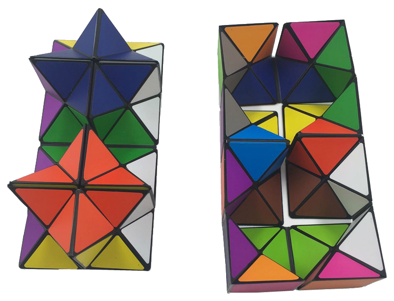 Головоломка Junfa Toys Пирамидка junfa головоломка пластмассовая кубикубс zy761148