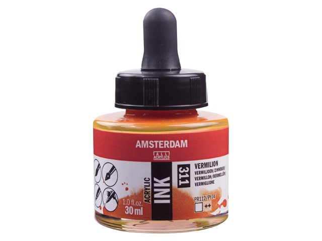 

Акриловые чернила Royal Talens Amsterdam №311 киноварь 30 мл