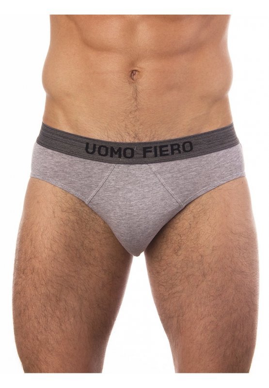 фото Трусы мужские uomo fiero 028fs серые m