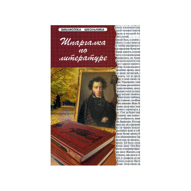 

Анисимова, Шпаргалка по литературе