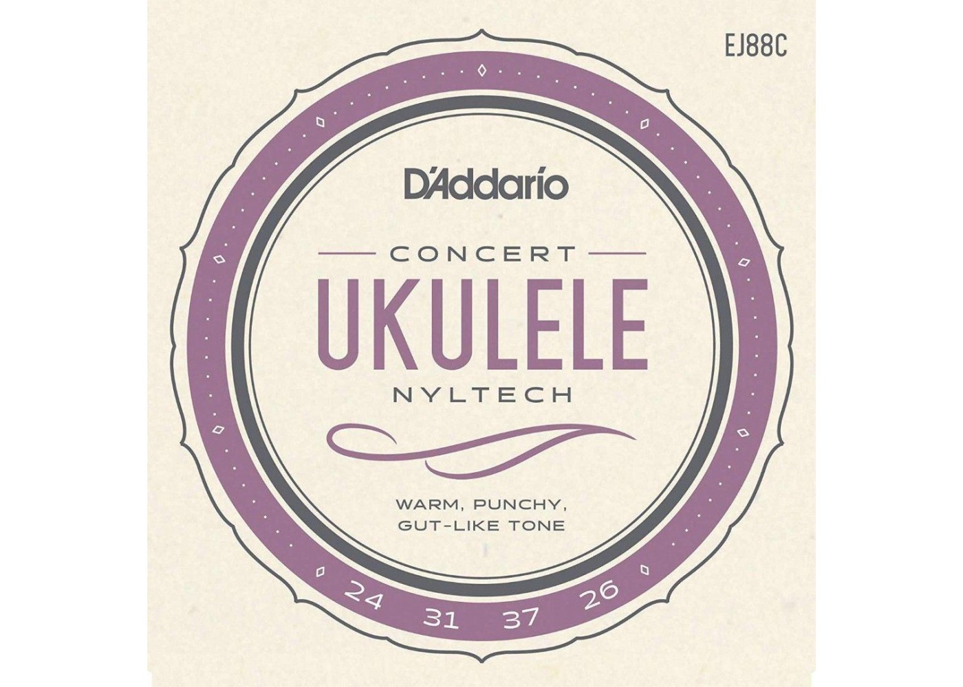 фото Струны для укулеле концерт d addario ej88 c d'addario