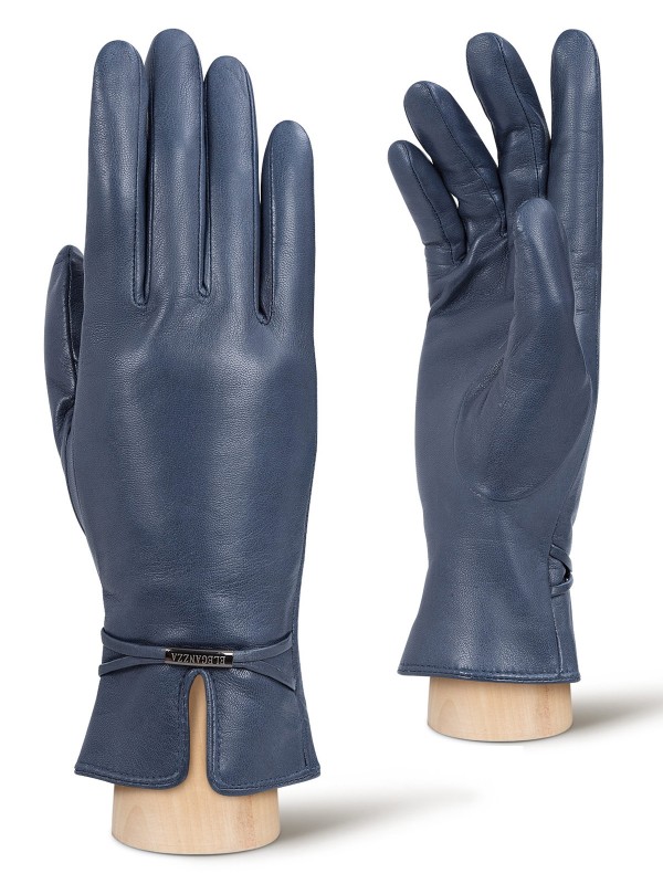 Перчатки женские Eleganzza IS851 пыльно-синие, р. 6.5