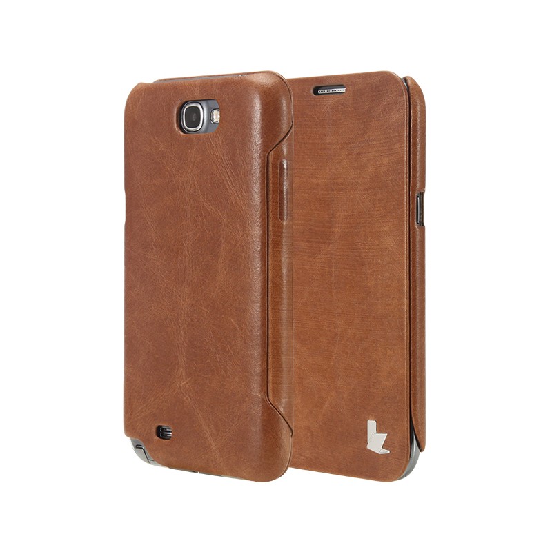 Чехол Jisoncase для Samsung Note 2 N7100 Brown