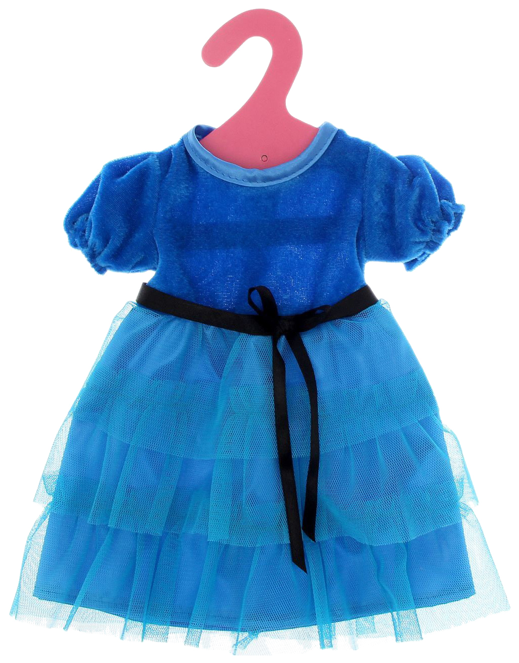 Одежда для пупса: платье вечернее, синее Маленькое чудо