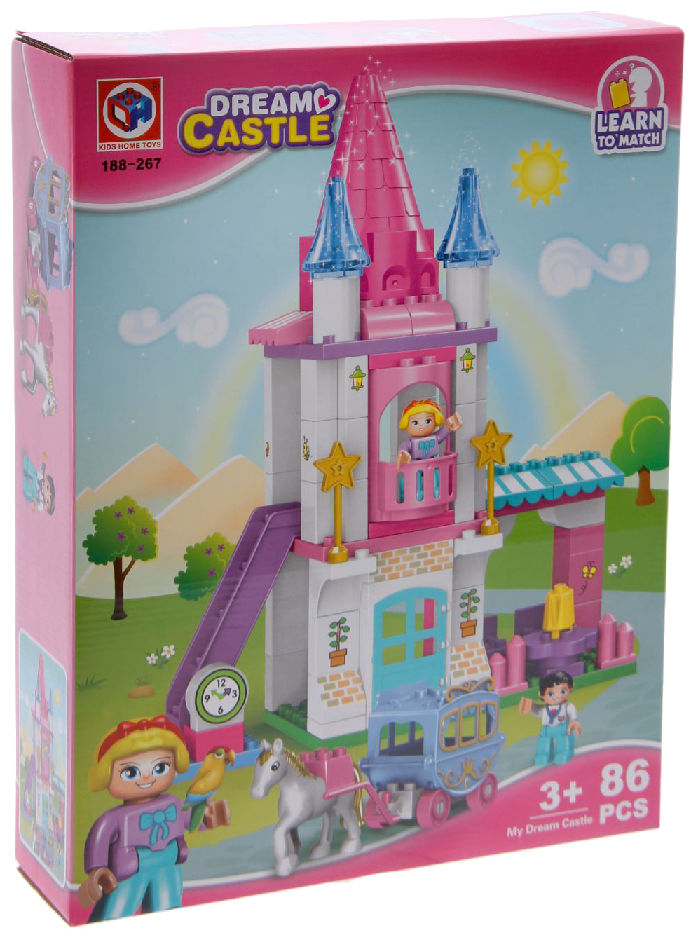 фото Конструктор "замок принцессы", 86 деталей kids home toys