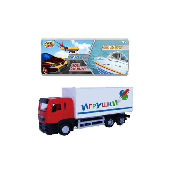 

Машинка пластиковая Наша Игрушка Фургон инерционный M96512