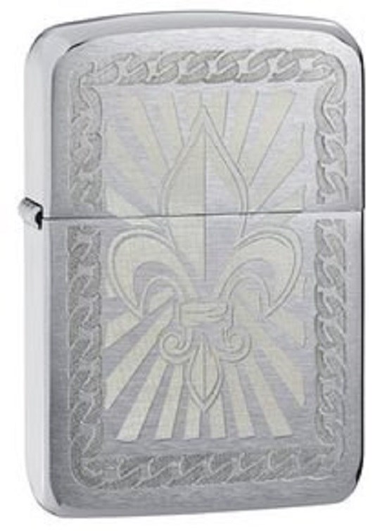 

Бензиновая зажигалка Zippo Classic 28325 Brushed Chrome, Classic 28325