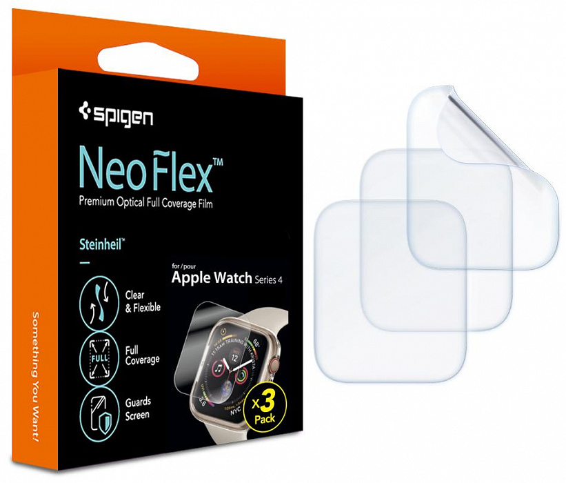 

Защитная пленка Spigen Neo Flex для Apple Watch series 4 44mm Clear