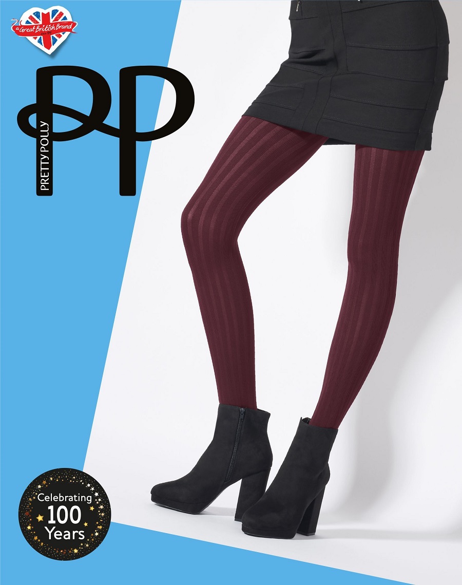 

Колготки женские Pretty Polly бордовые OS, Бордовый