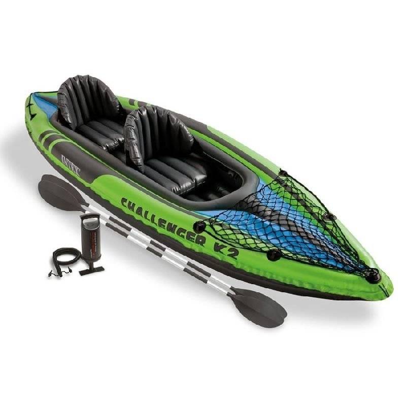 фото Лодка intex challenger-k2 set 3,51 x 0,76 м green