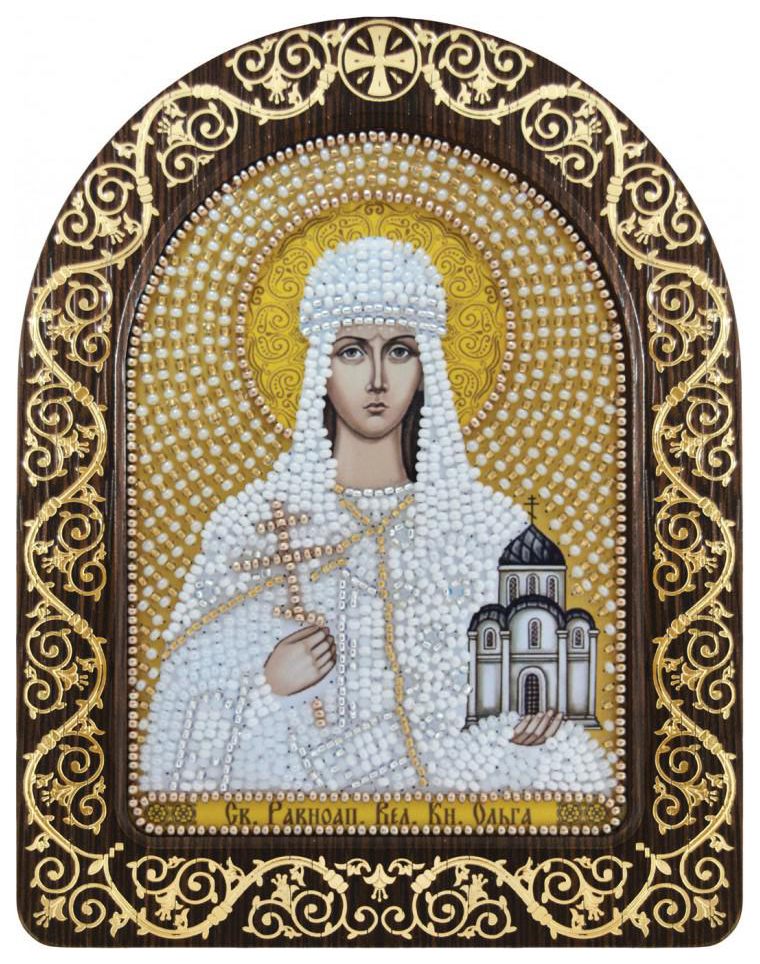 

Вышивка бисером Нова Слобода Св. Равноап. Ольга Княгиня Киевская СН 5014