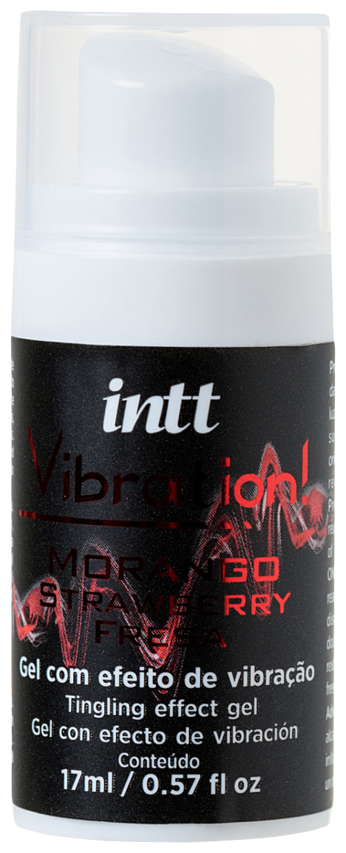 

Массажный гель Intt Vibration с эффектом вибрации жидкий клубника 17 мл FU22