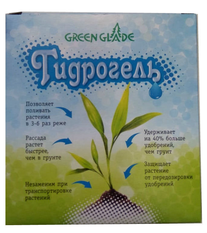 

Гидрогель для рассады Green Glade УТ000041863, Прозрачный