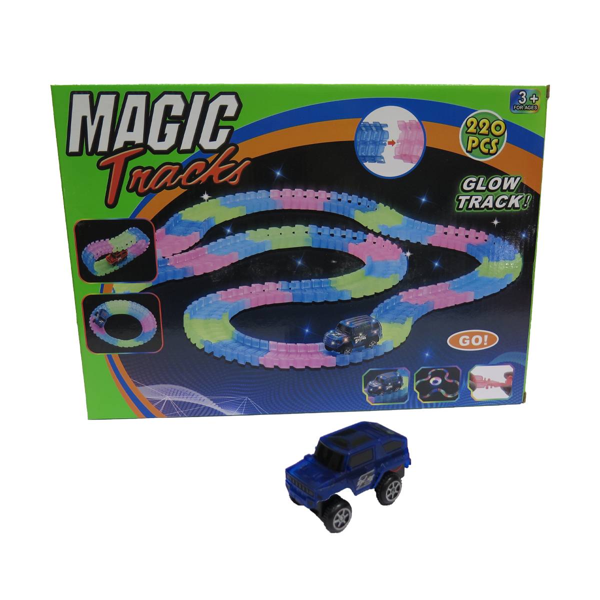 

Трек Shantou Gepai Magic Tracks 220 деталей S220, 5577