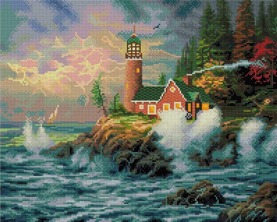 

Алмазная вышивка Белоснежка Бушующая стихия, 40x50 см, Бушующая стихия
