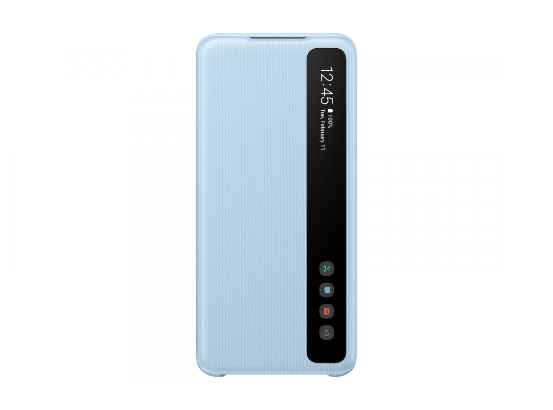 фото Чехол samsung smart clear view cover x1 для gal. s20 sky blue