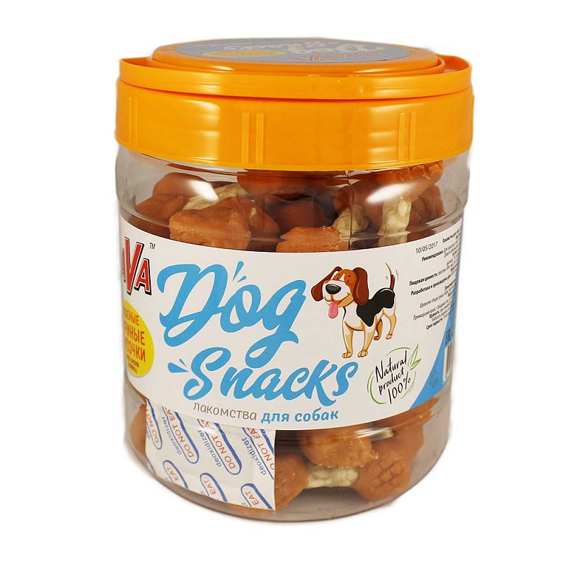 Лакомство для собак Brava Dog Snacks, куриные дольки, 600г