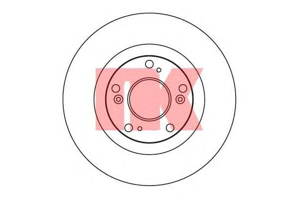 фото Тормозной диск nk 202637