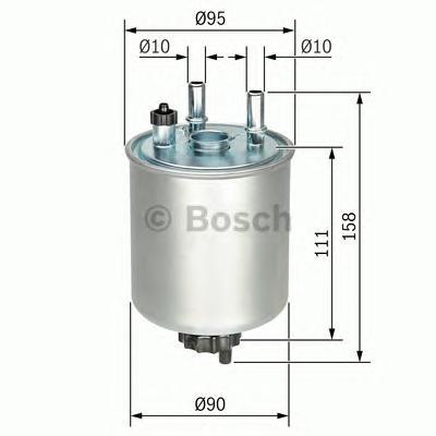 фото Фильтр топливный bosch f026402082