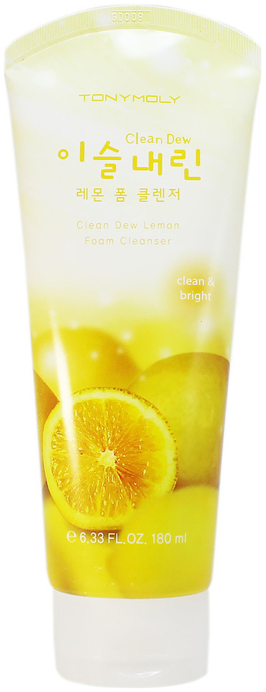фото Пенка для умывания tony moly clean dew lemon foam cleanser 180 мл