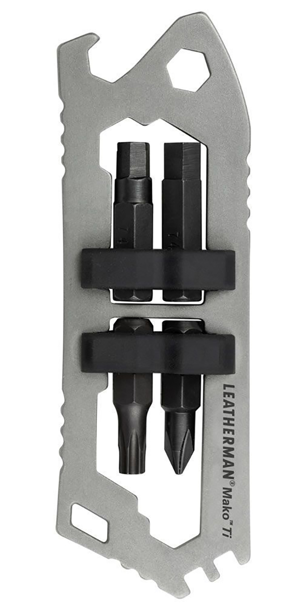 

Мультитул Leatherman Mako Ti 831683 серебристый/черный, 7 функций