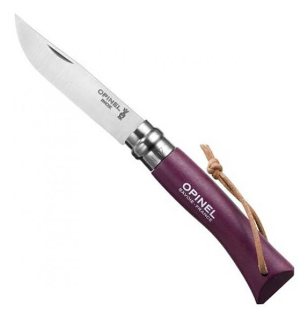 фото Туристический нож opinel 001444 №7 tradition bushwacker plum