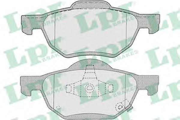 

Комплект тормозных колодок Lpr 05P1211