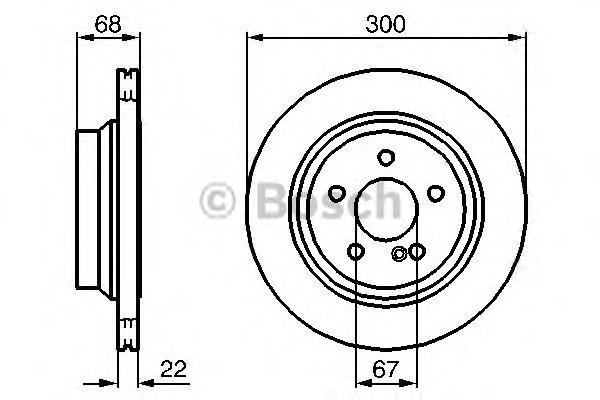 фото Тормозной диск bosch 0986479042