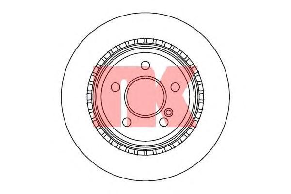 фото Тормозной диск nk 203363