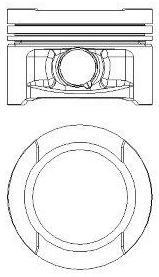 Поршень комплект NURAL 8710590000
