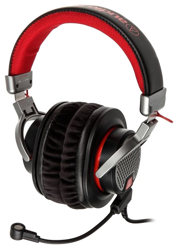 фото Гарнитура audio-technica ath-pdg1 red/black