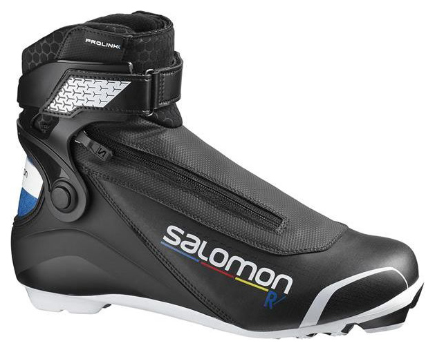 фото Ботинки для беговых лыж salomon r/prolink 2019, black/blue/white, 42